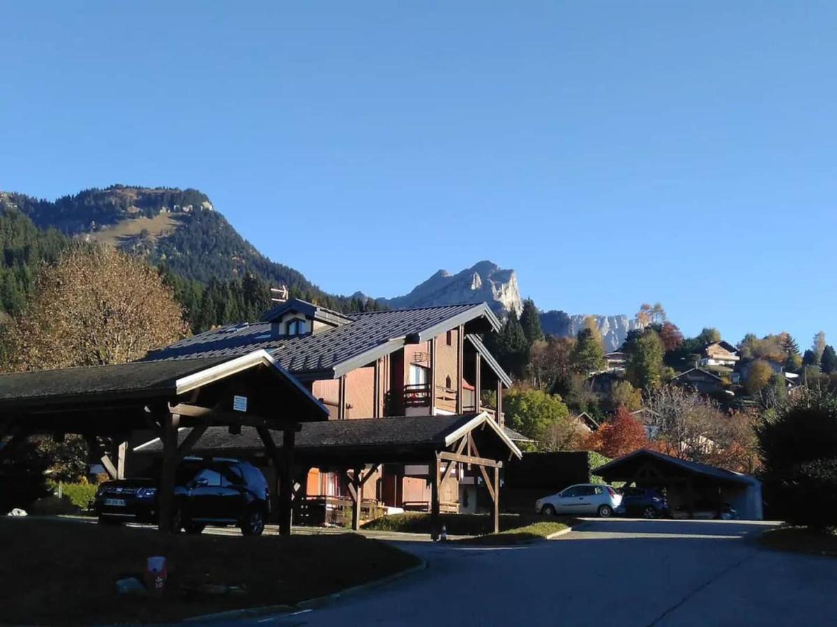 Red Apple Carroz Duplex De Charme Wifi Parking Balcon Tv Ski-Bus Les Carroz d'Araches Dış mekan fotoğraf