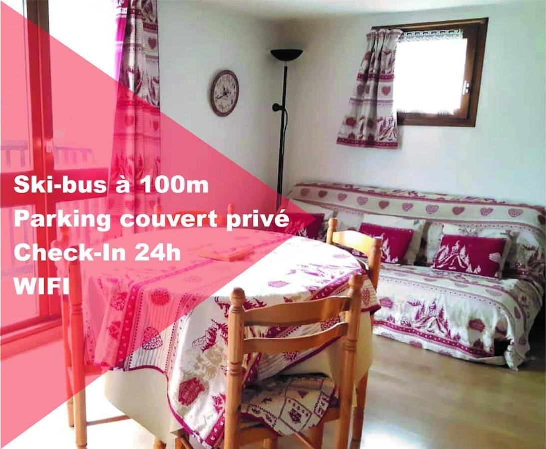 Red Apple Carroz Duplex De Charme Wifi Parking Balcon Tv Ski-Bus Les Carroz d'Araches Dış mekan fotoğraf