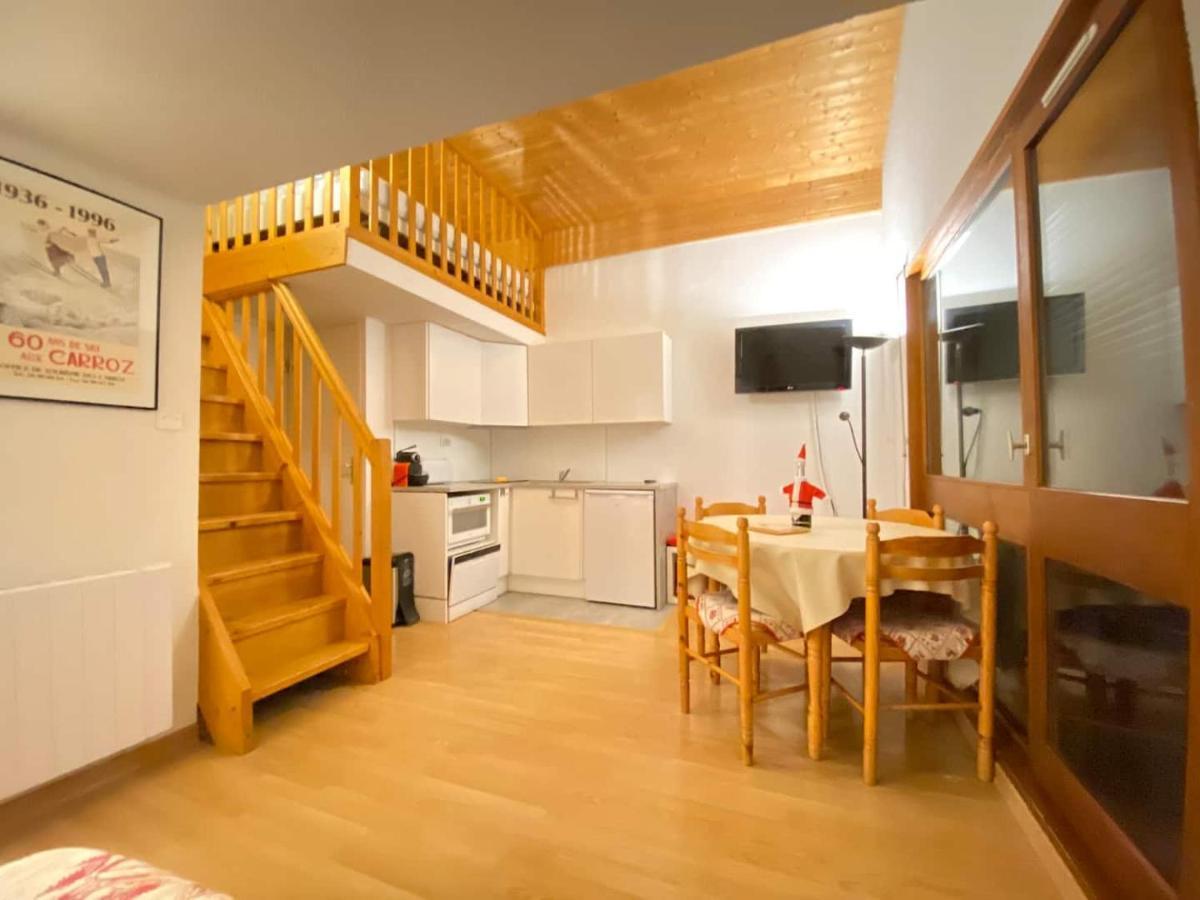 Red Apple Carroz Duplex De Charme Wifi Parking Balcon Tv Ski-Bus Les Carroz d'Araches Dış mekan fotoğraf
